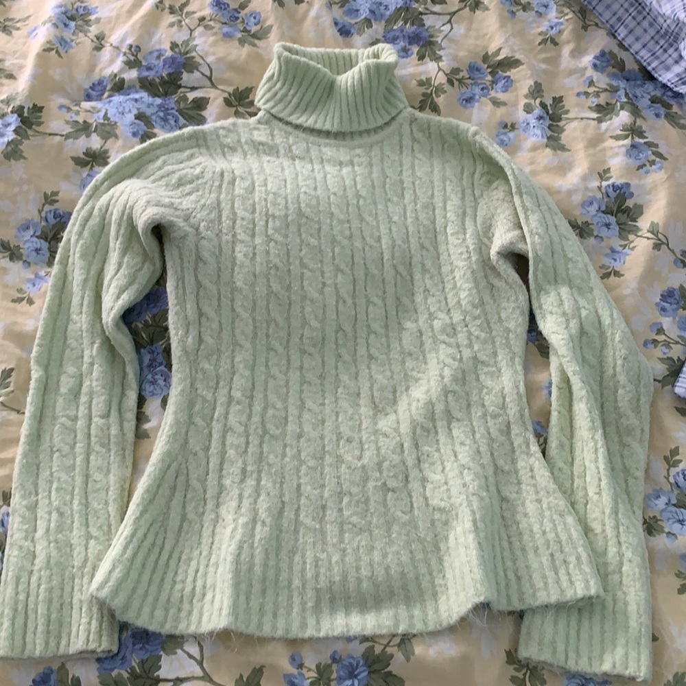 Green sweater